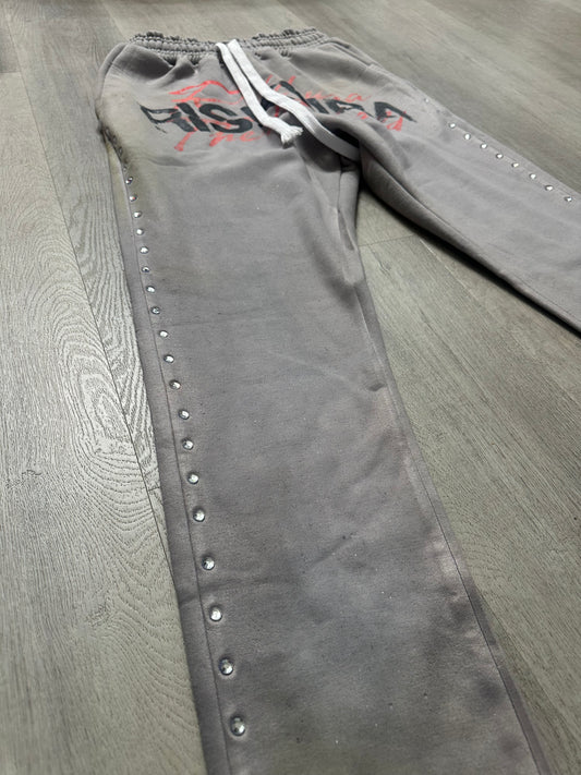 Grey heavyweight “Riskura” joggers