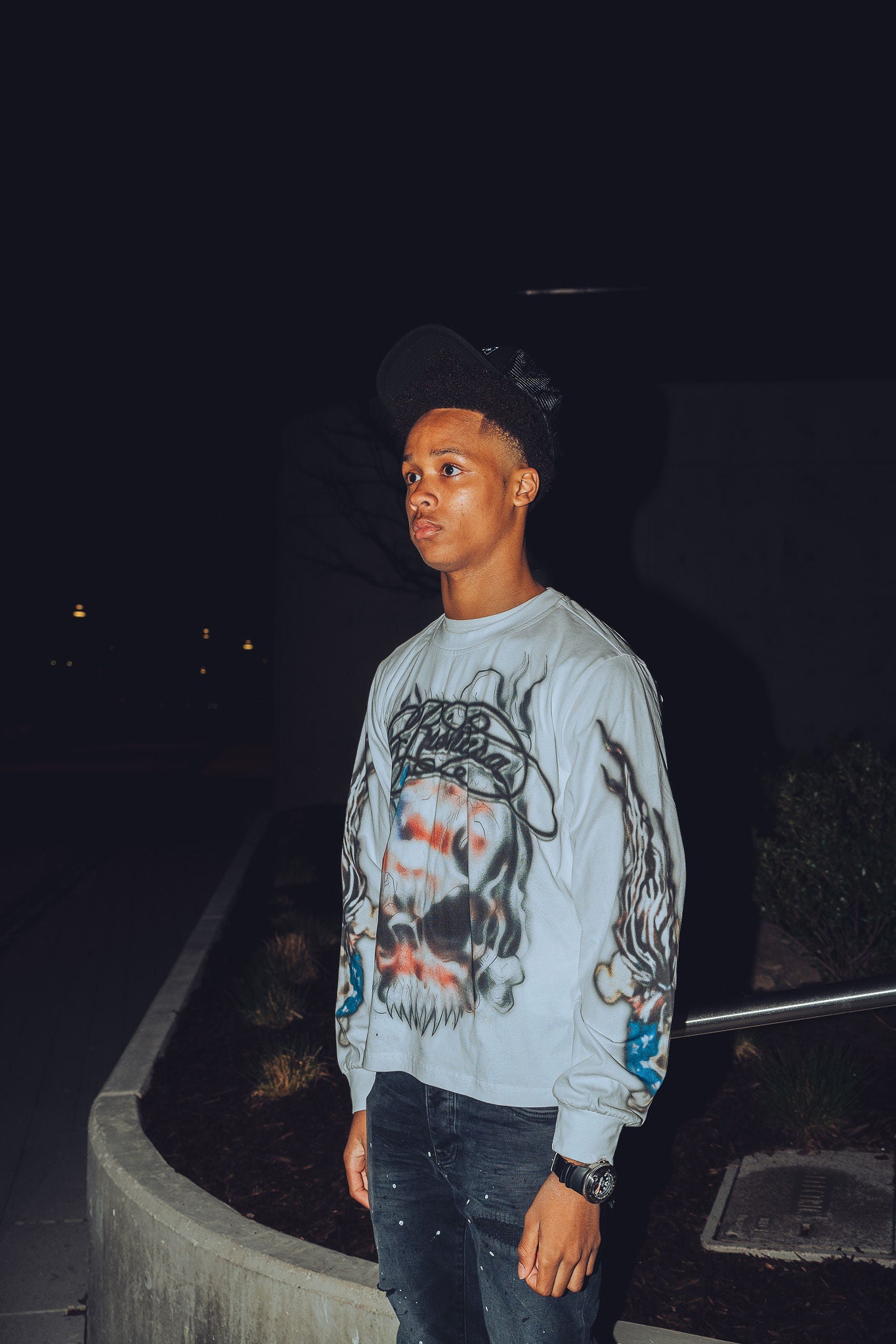 Riskura Flameout Skull Long Sleeve